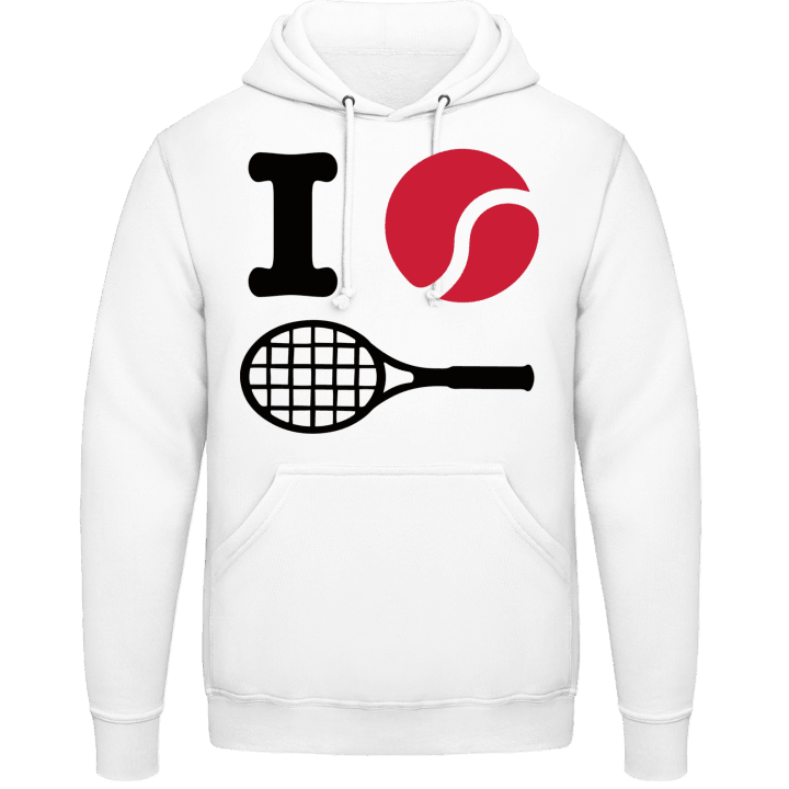 I Heart Tennis Hoodie contain pic