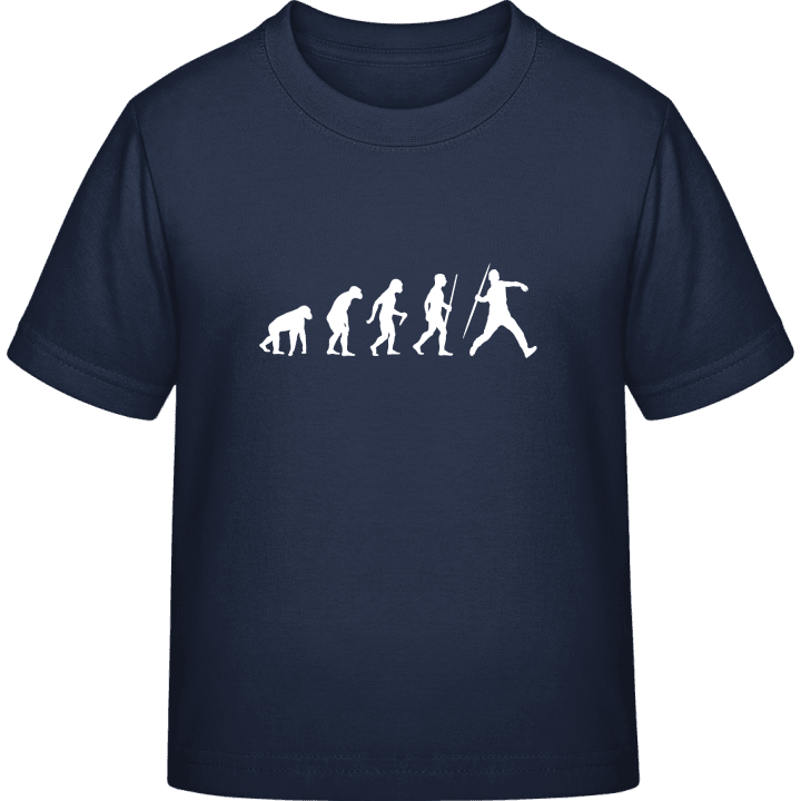 Javelin Throw Evolution T-shirt för barn contain pic