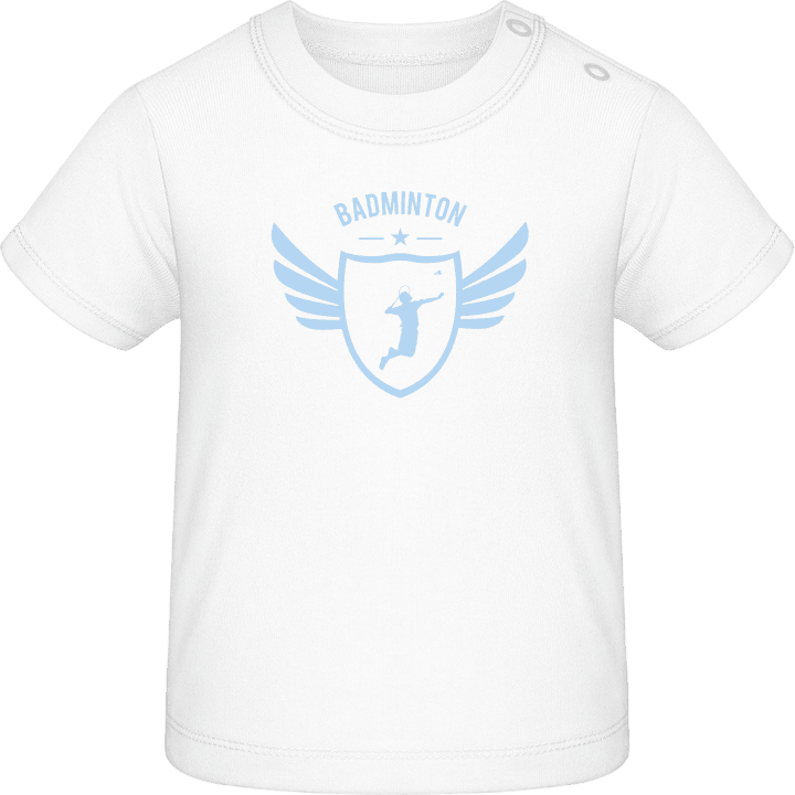 Badminton Winged Baby T-Shirt contain pic