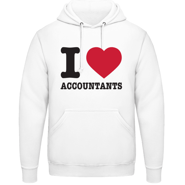 I Love Accountants Felpa con cappuccio contain pic