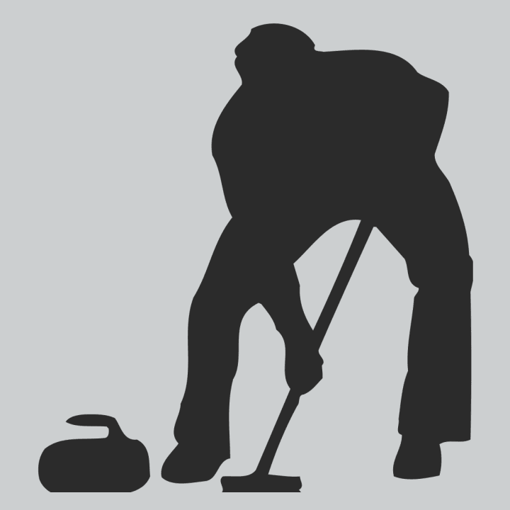 Curling Silhouette Stofftasche 0 image
