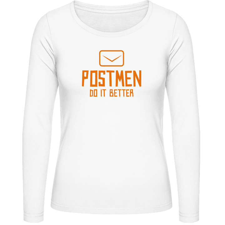 Postmen Do It Better Langermet skjorte for kvinner contain pic