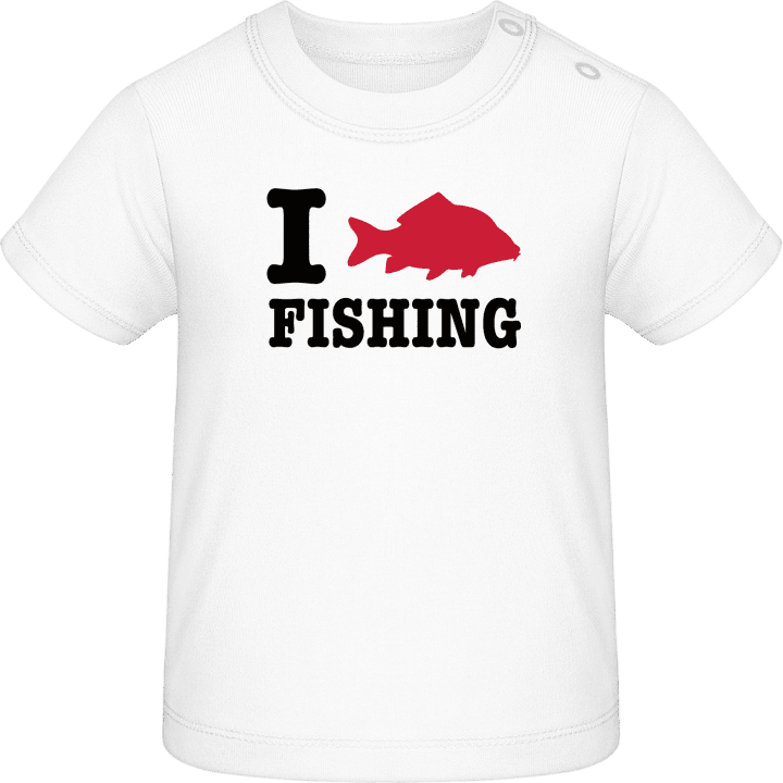 I Love Fishing Baby T-skjorte 0 image