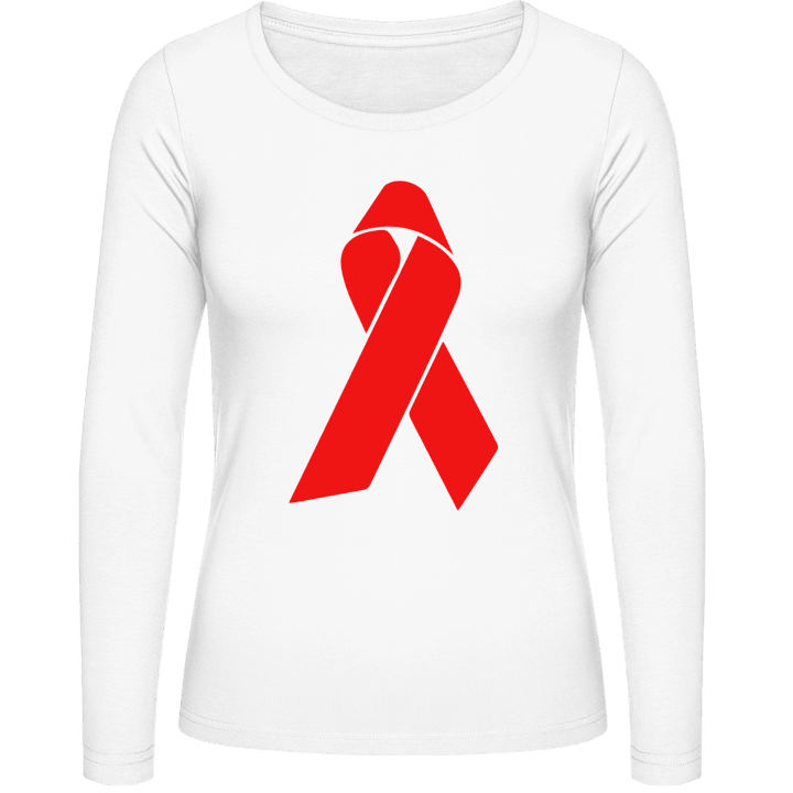 AIDS Ribbon Frauen Langarmshirt 0 image