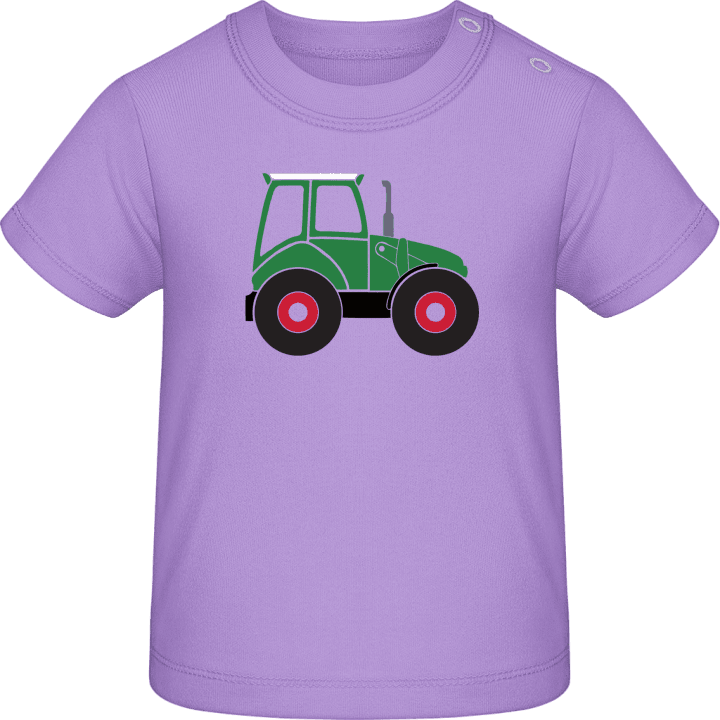 Grüner Traktor Baby T-Shirt contain pic