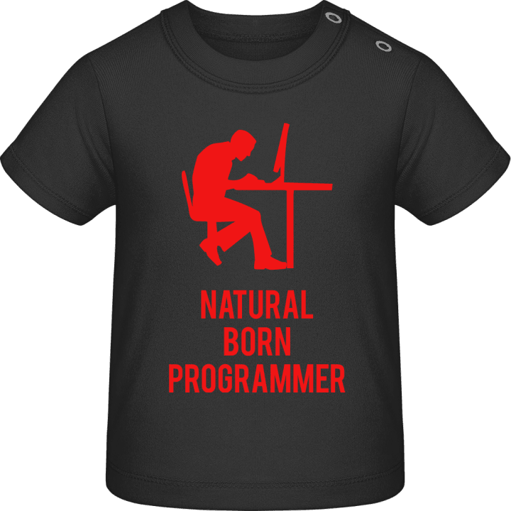 Natural Born Programmer Camiseta de bebé contain pic