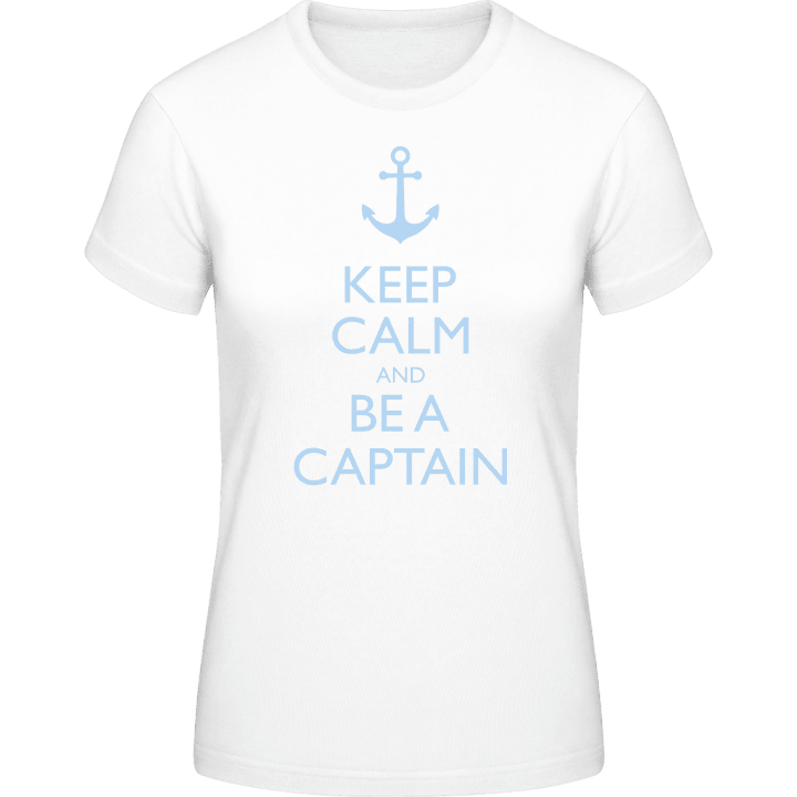 Keep Calm and be a Captain T-shirt pour femme contain pic