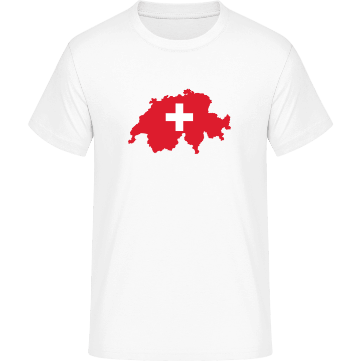 Schweiz Karte und Kreuz T-Shirt contain pic