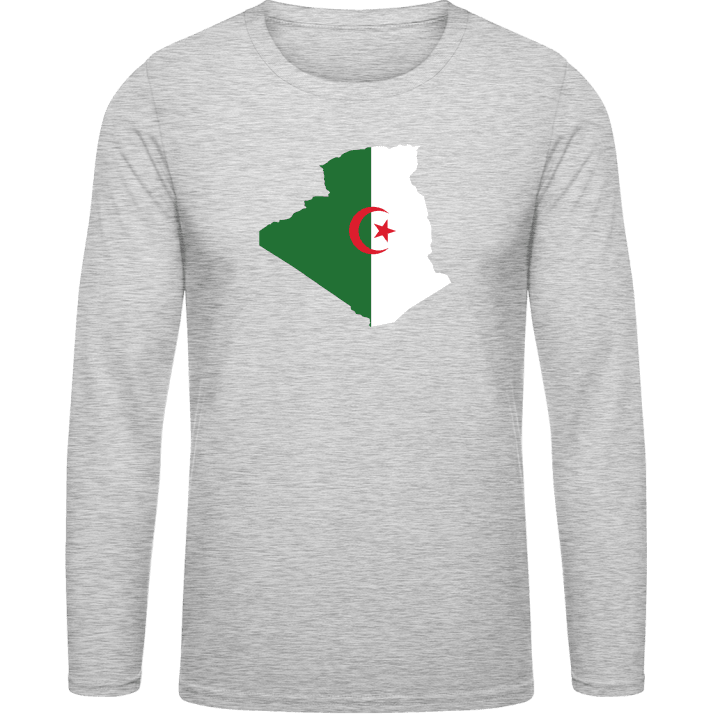 Algeria Map Long Sleeve Shirt contain pic