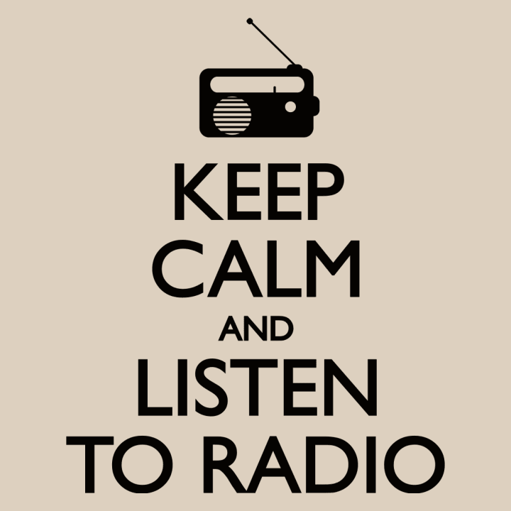 Keep Calm and Listen to Radio Frauen Kapuzenpulli 0 image