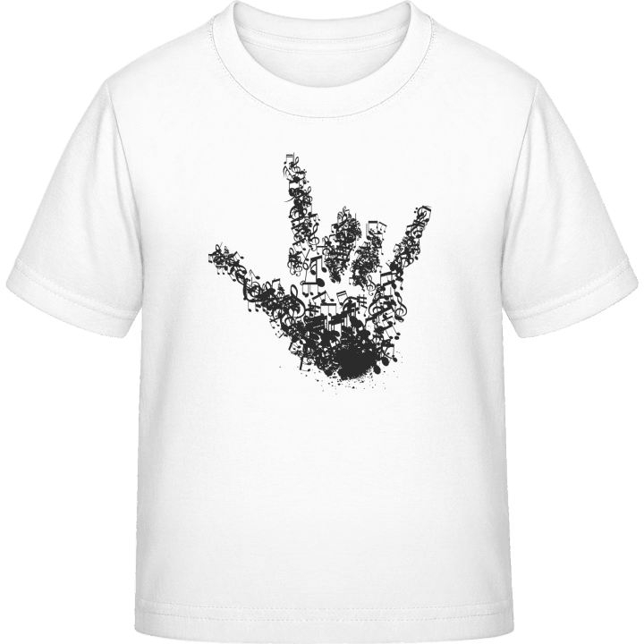 Rock On Hand Stylish T-shirt pour enfants contain pic