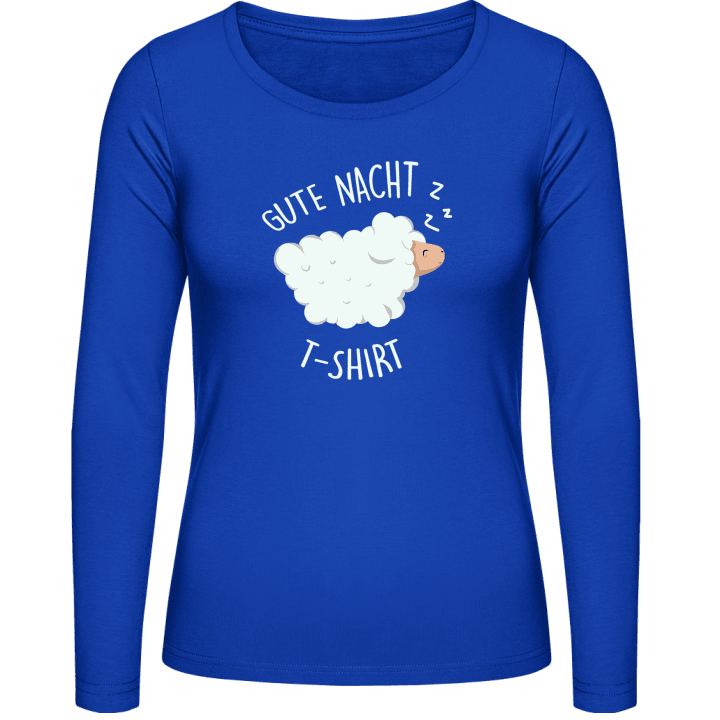 Gute Nacht T-Shirt Frauen Langarmshirt 0 image