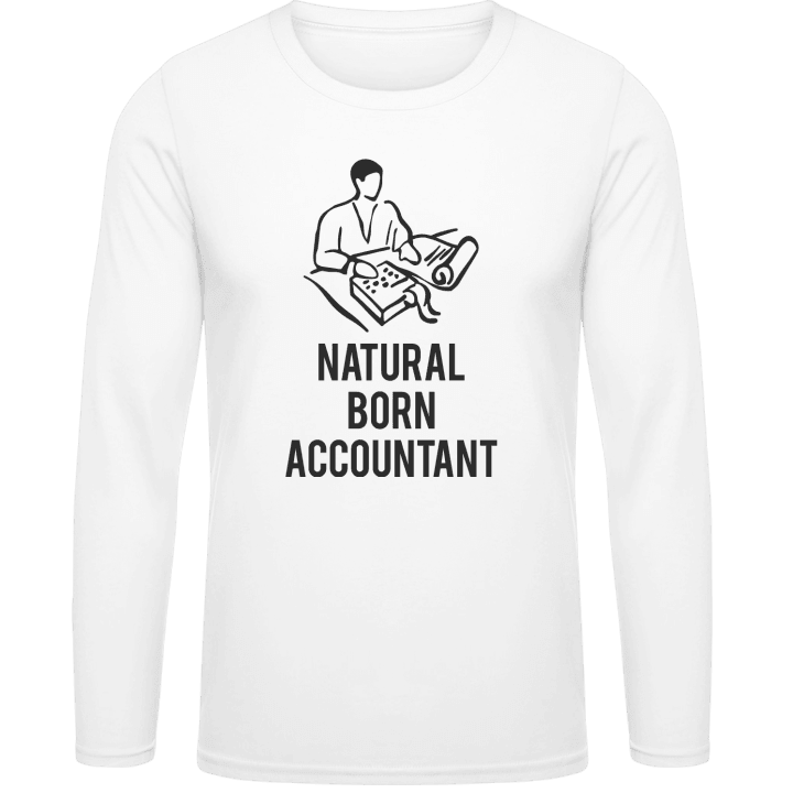 Natural Born Accountant Långärmad skjorta contain pic