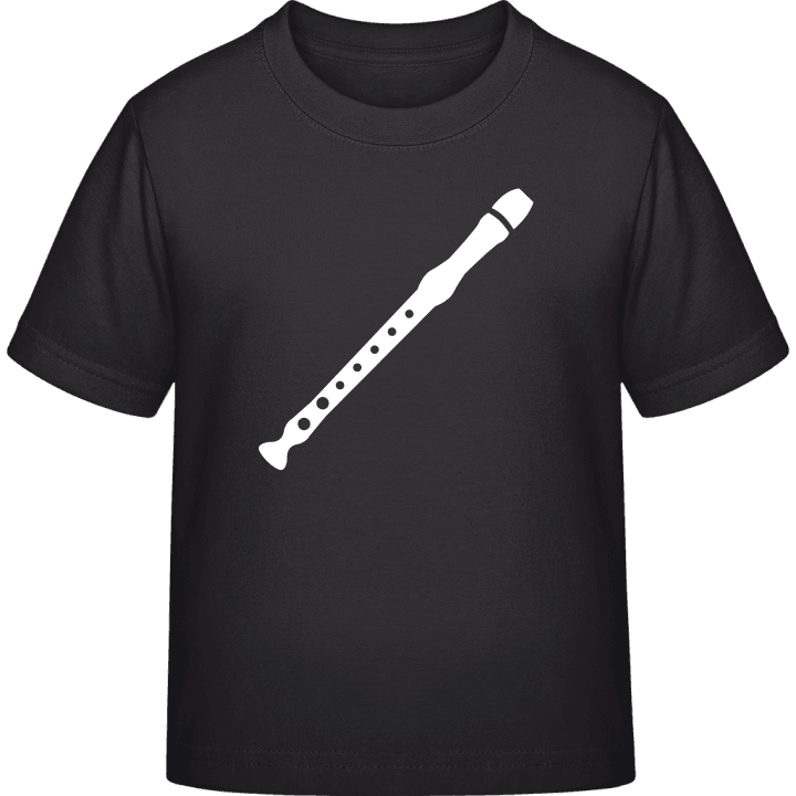 Recorder Silhouette Kids T-shirt contain pic