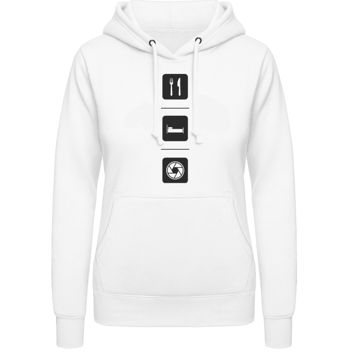 Eat Sleep Photography Vrouwen Hoodie contain pic