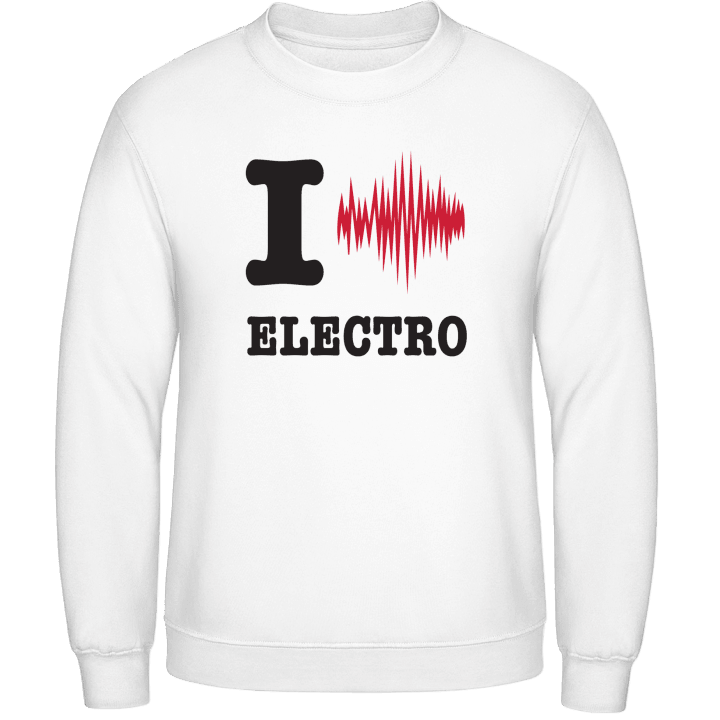 I Love Electro Felpa contain pic