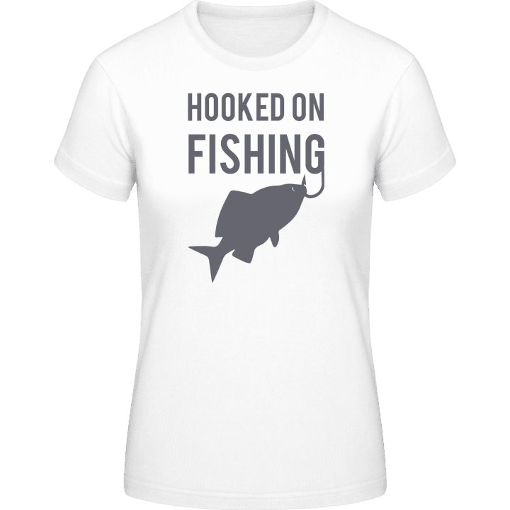 Hooked On Fishing T-shirt för kvinnor 0 image