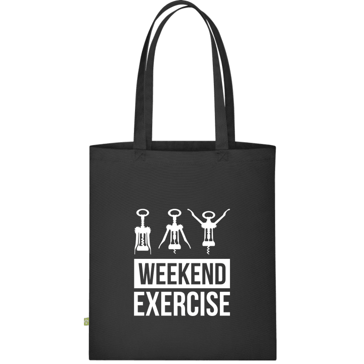 Weekend Exercise Bolsa de tela contain pic