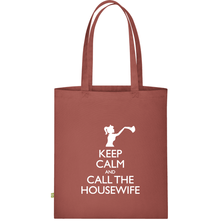 Keep Calm And Call The Housewife Väska av tyg contain pic