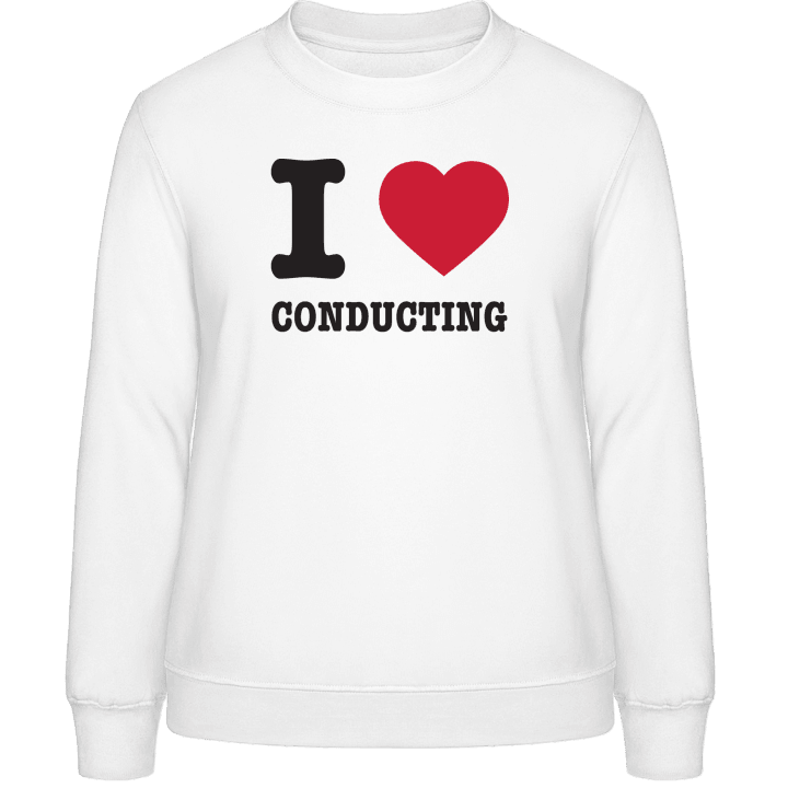 I Heart Conducting Vrouwen Sweatshirt contain pic