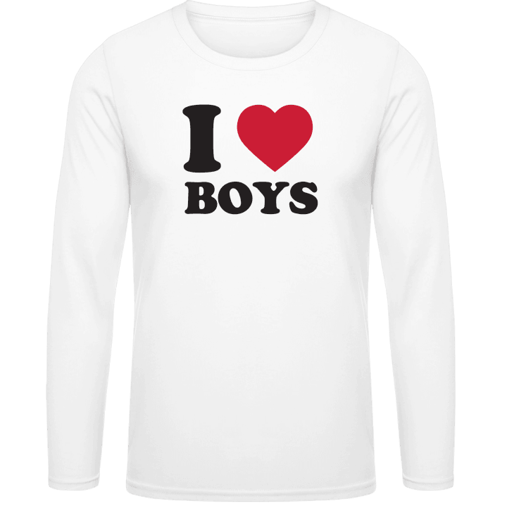 I Heart Boys Shirt met lange mouwen contain pic