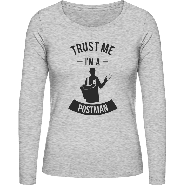 Trust Me I'm A Postman T-shirt à manches longues pour femmes contain pic