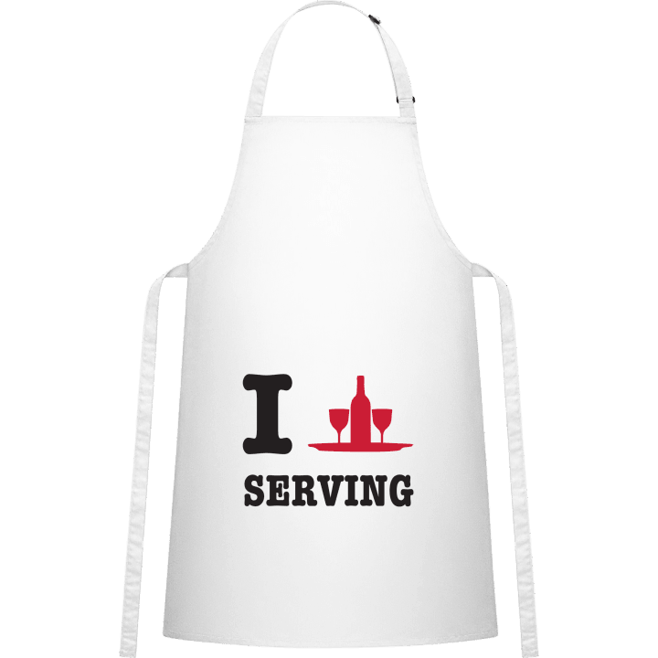 I Love Serving Förkläde för matlagning contain pic