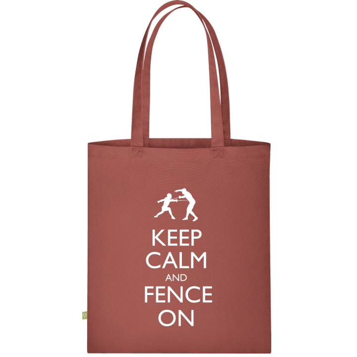 Keep Calm and Fence On Väska av tyg contain pic