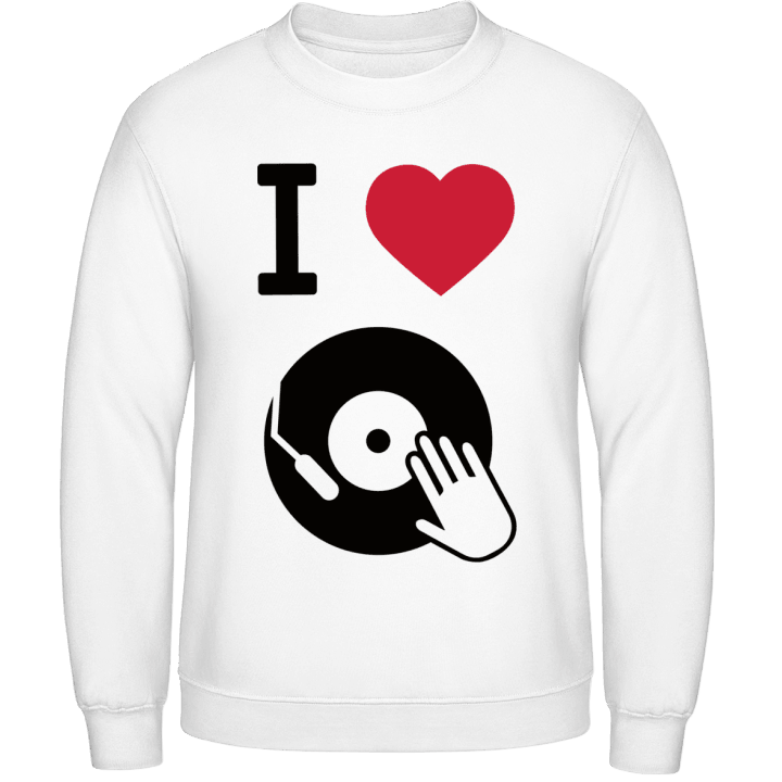 I Love Vinyl Scratching Sweatshirt 0 image
