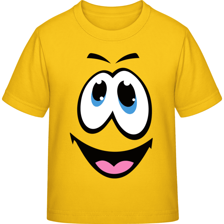 Happy Face Smiley T-shirt för barn contain pic