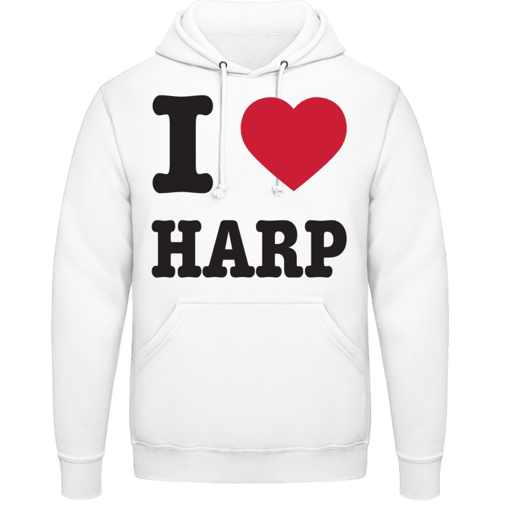 I Heart Harp Hoodie contain pic