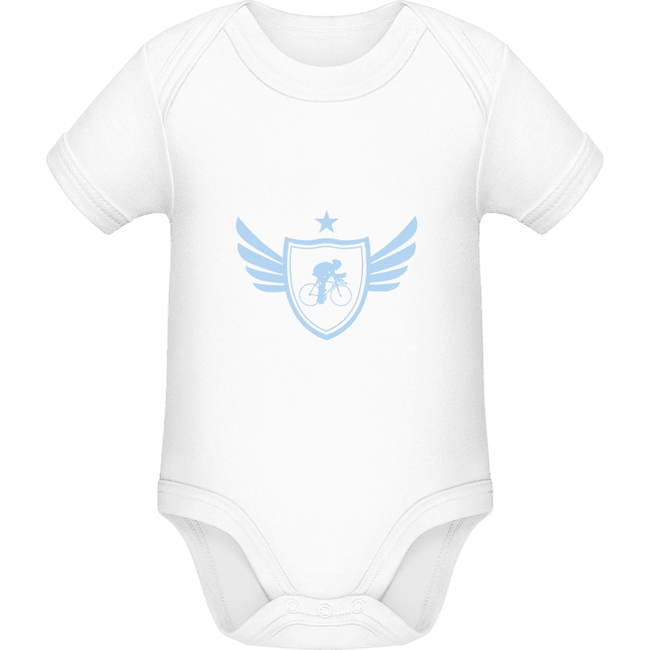 Cyclist Winged Baby Strampler contain pic