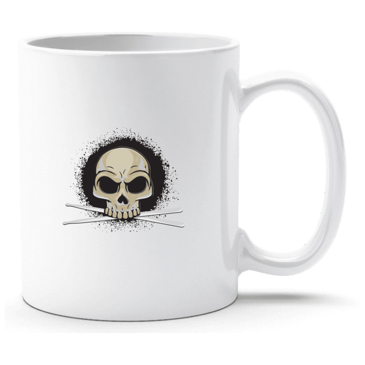 Drummer Skull With Drum Sticks Cup 0 image