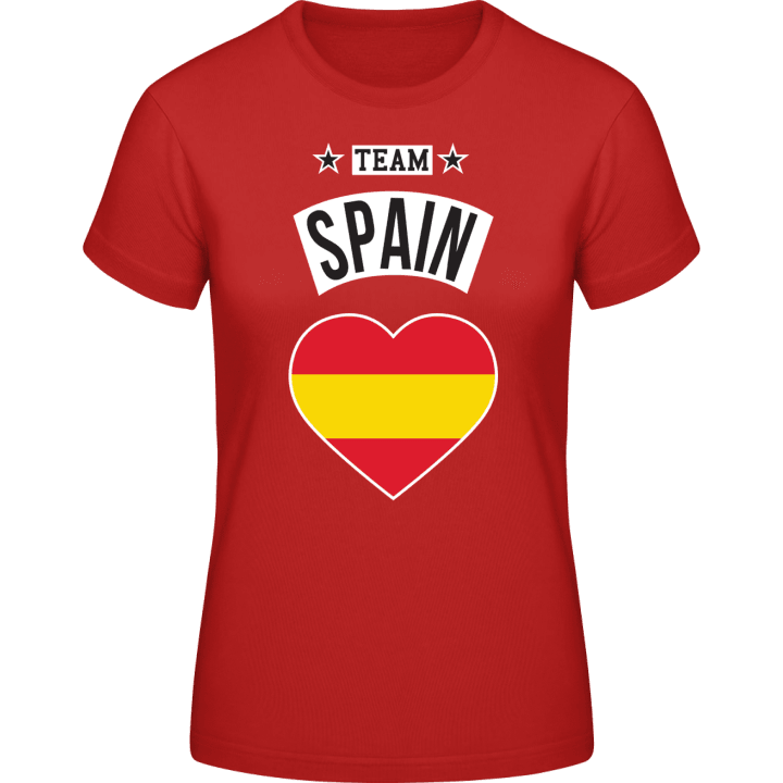 Team Spain Heart Vrouwen T-shirt 0 image