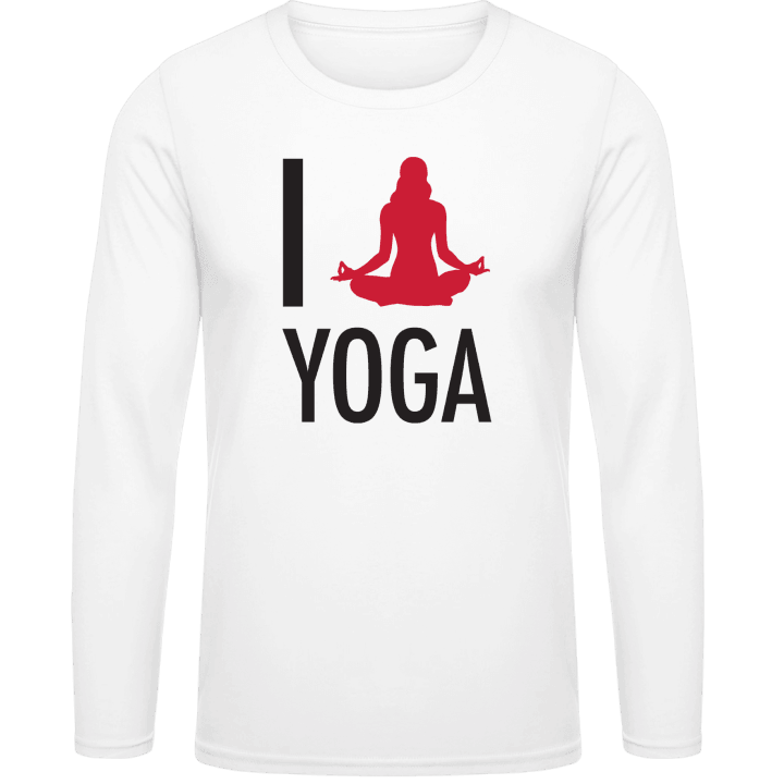 I Heart Yoga Shirt met lange mouwen contain pic