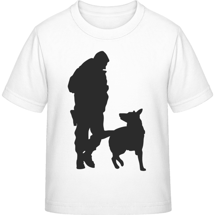 Police Dog T-shirt för barn contain pic