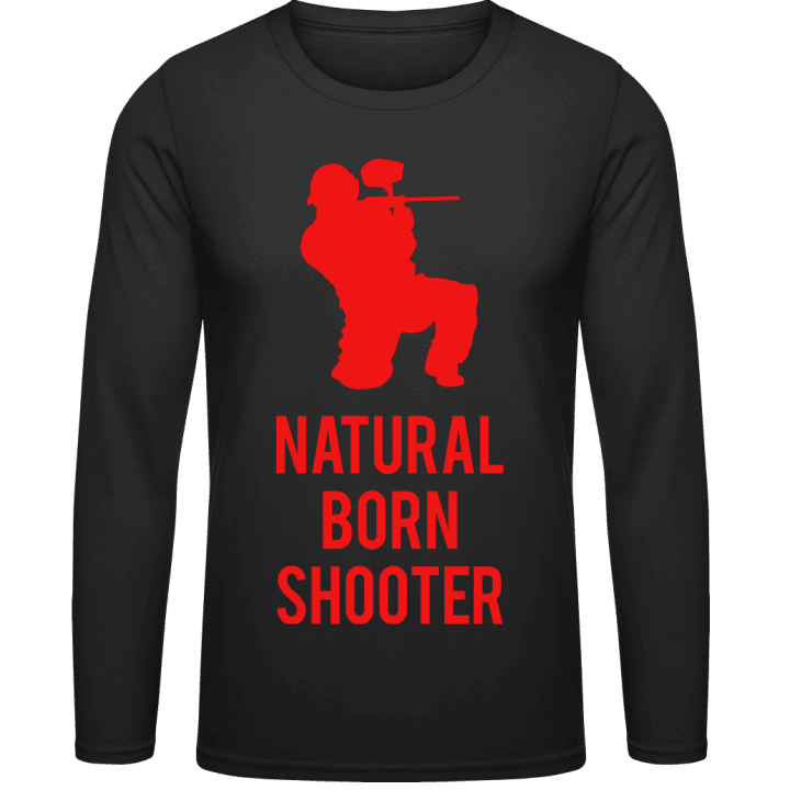 Natural Born Paintball Shooter Camicia a maniche lunghe contain pic