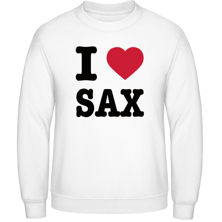 I Love Sax Felpa contain pic