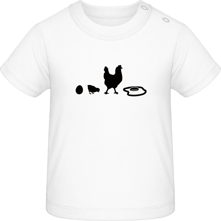 Evolution Of Chicken To Fried Egg Baby T-Shirt 0 image