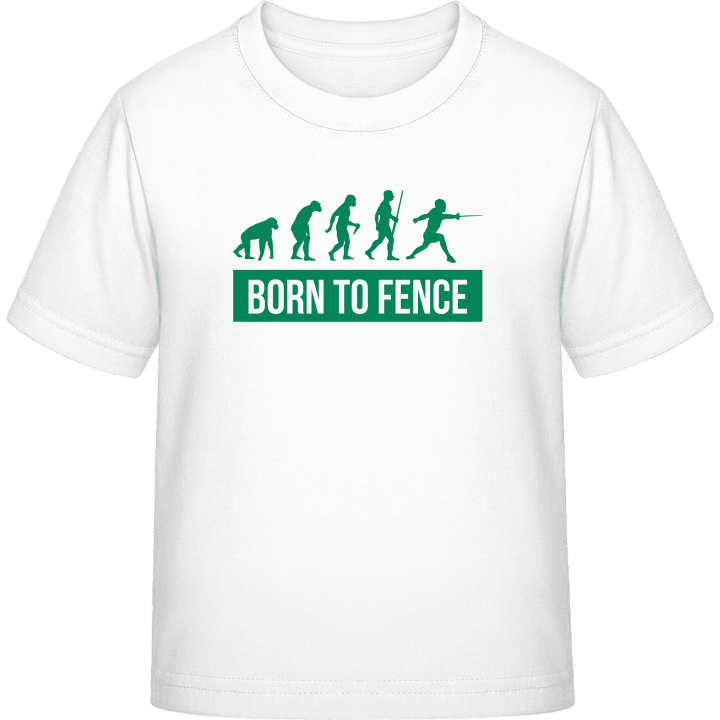 Born To Fence Kinderen T-shirt contain pic