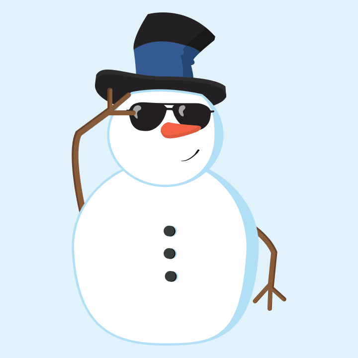 Cool Snowman Felpa con cappuccio per bambini 0 image