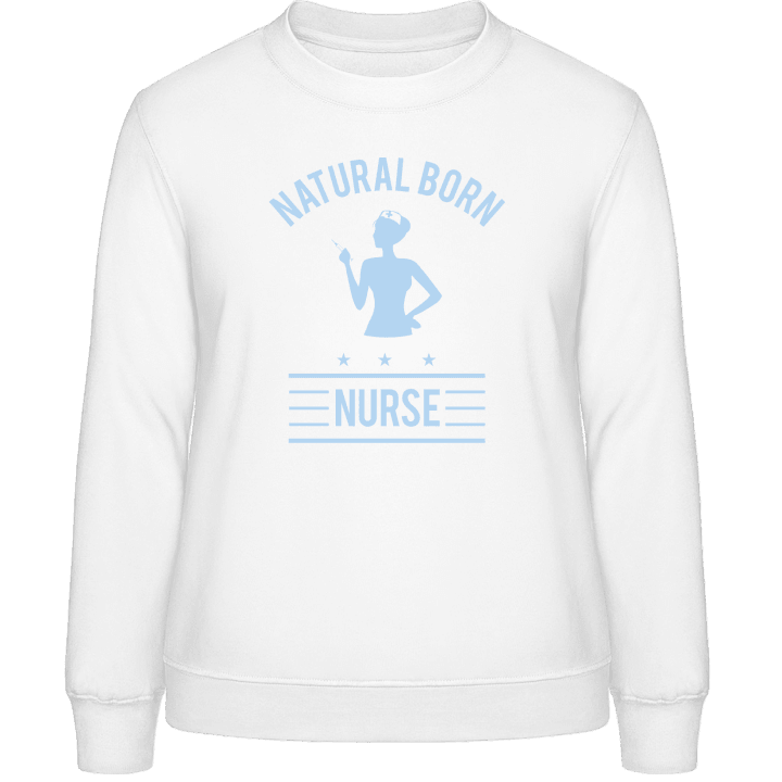 Natural Born Nurse Sudadera de mujer contain pic