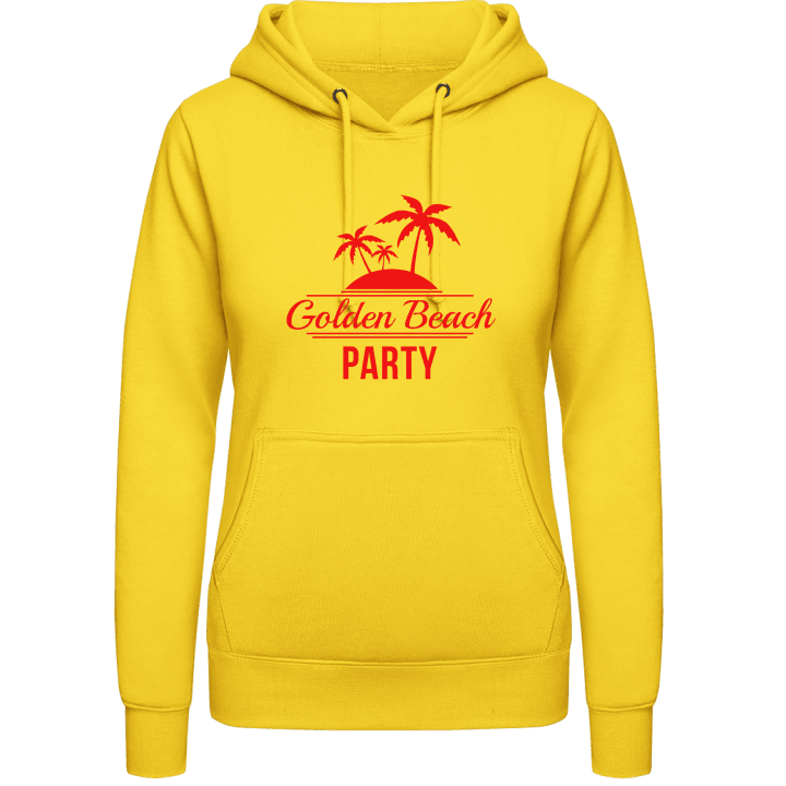 Golden Beach Party Felpa con cappuccio da donna contain pic