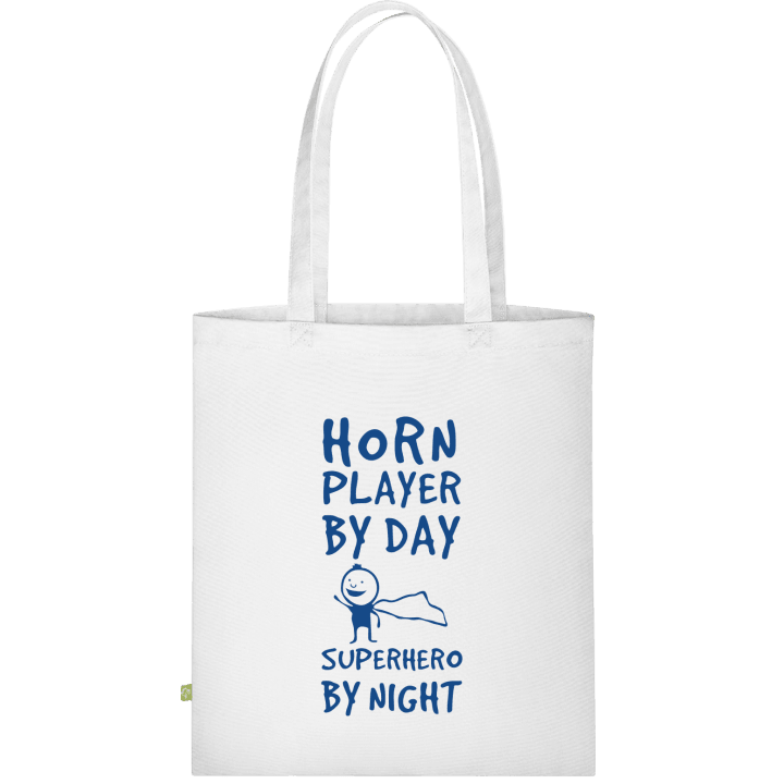 Horn Player By Day Superhero By Night Bolsa de tela contain pic