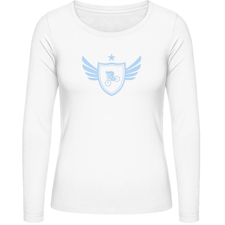 Mountain Bike Star Winged T-shirt à manches longues pour femmes contain pic