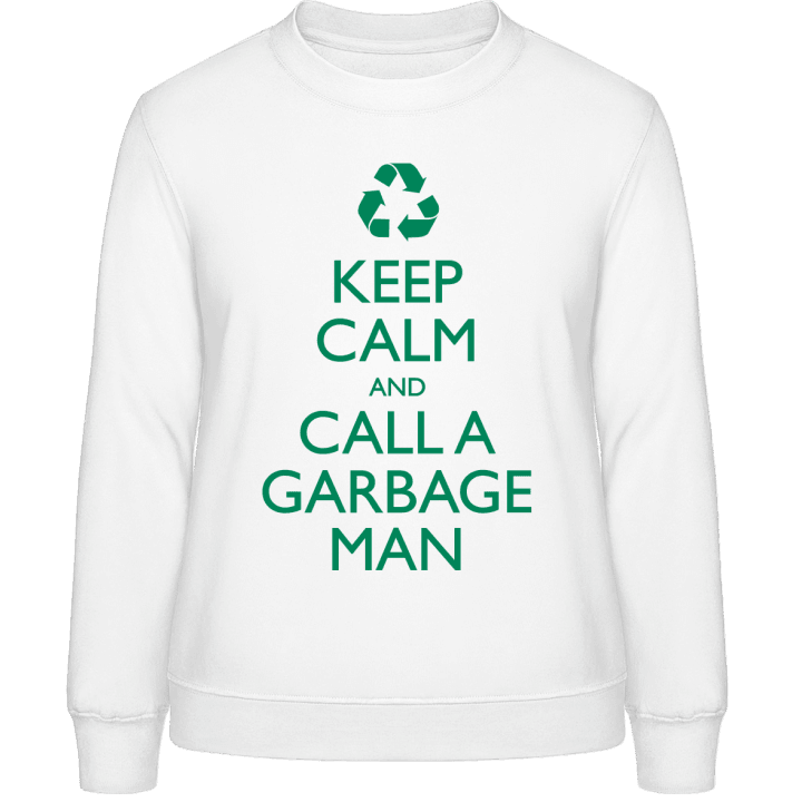 Keep Calm And Call A Garbage Man Sweat-shirt pour femme contain pic