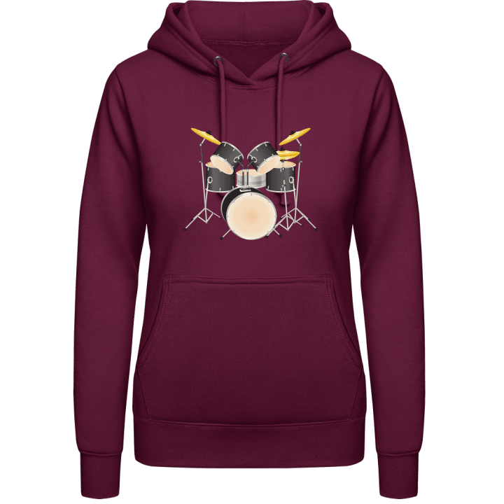 Drums Illustration Vrouwen Hoodie contain pic