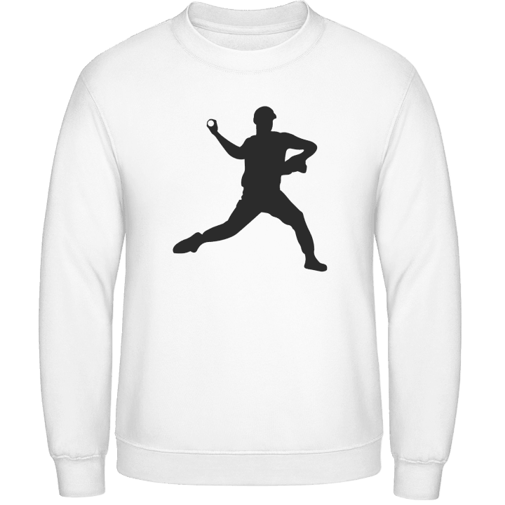 Baseball Player Silouette Sweatshirt 0 image
