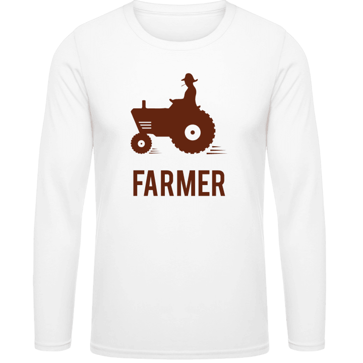 Farmer in Action Langarmshirt contain pic