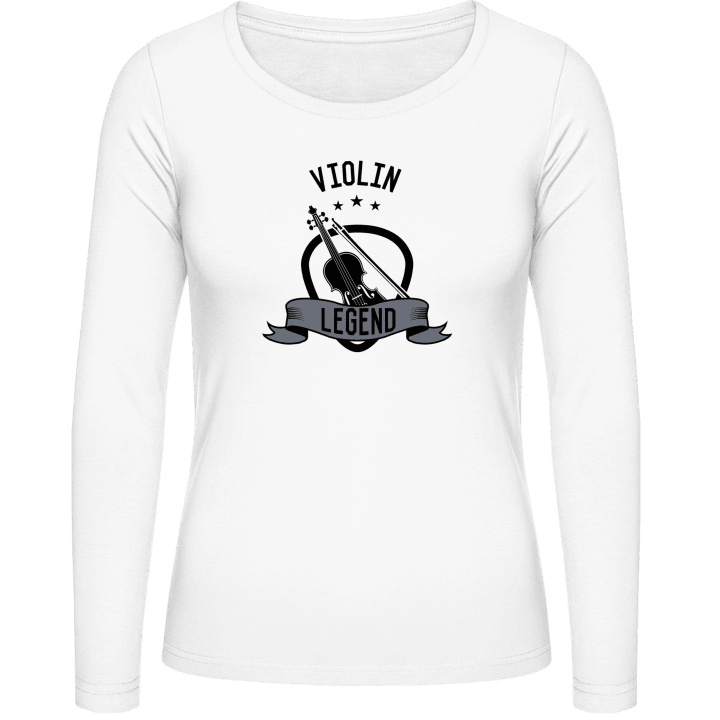 Violin Legend T-shirt à manches longues pour femmes contain pic
